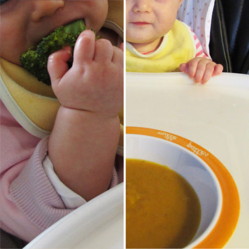 Sopa ou baby-led weaning