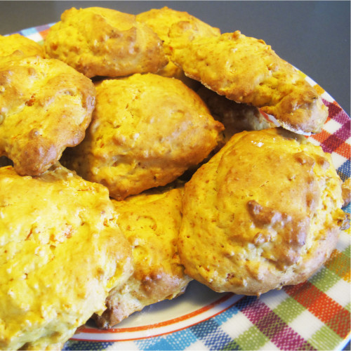 Scones de cenoura