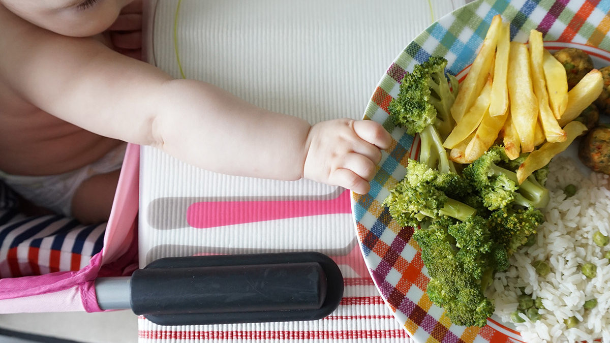 alimentação vegetariana fazer um bebé comer bem