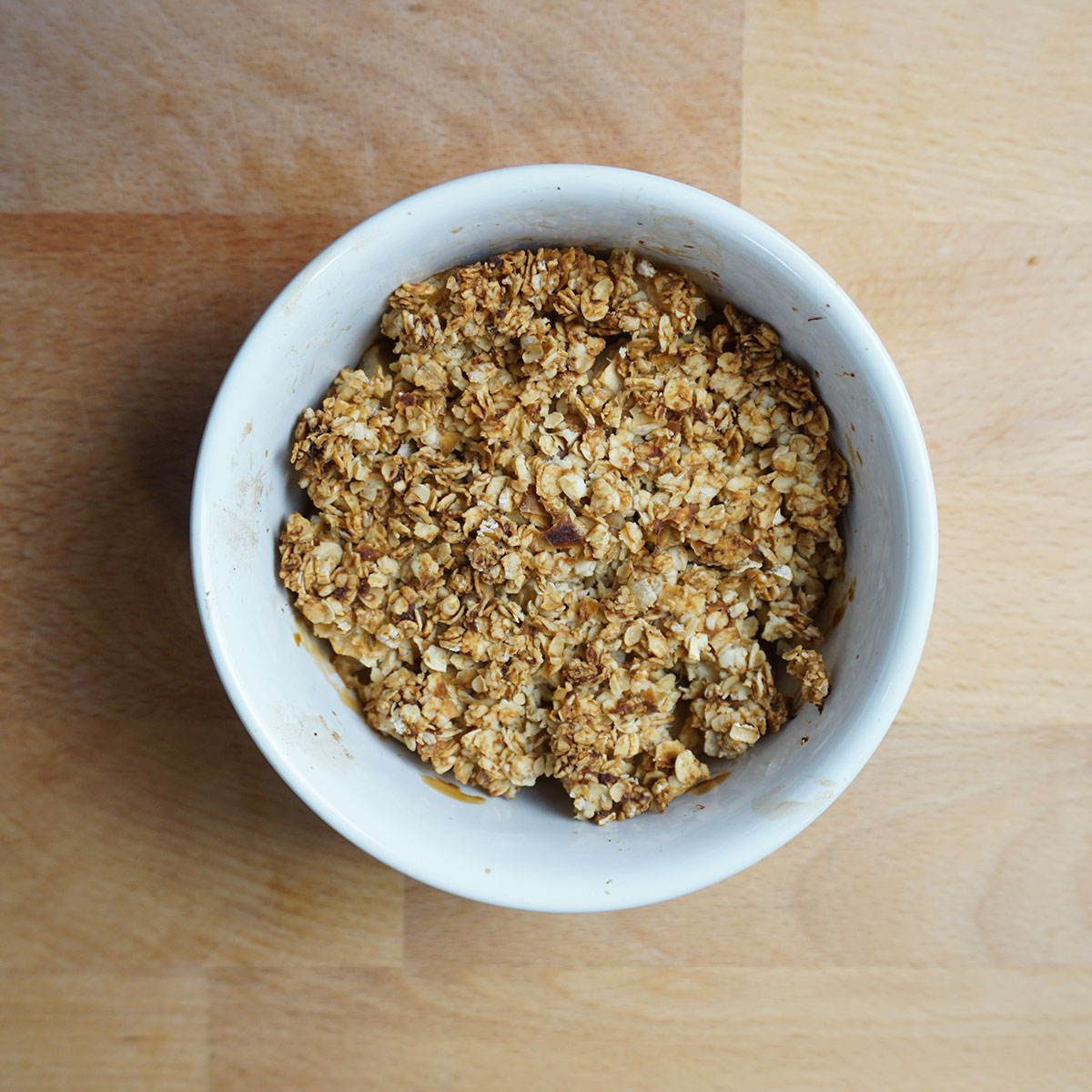 crumble de maçã