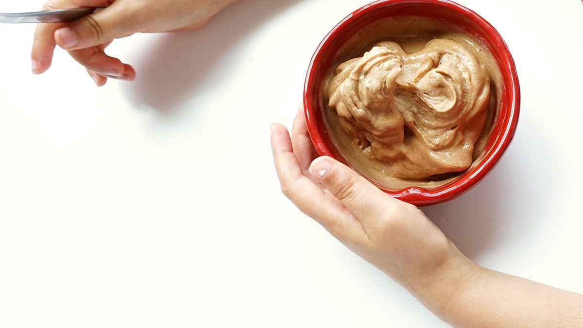 gelado de chocolate