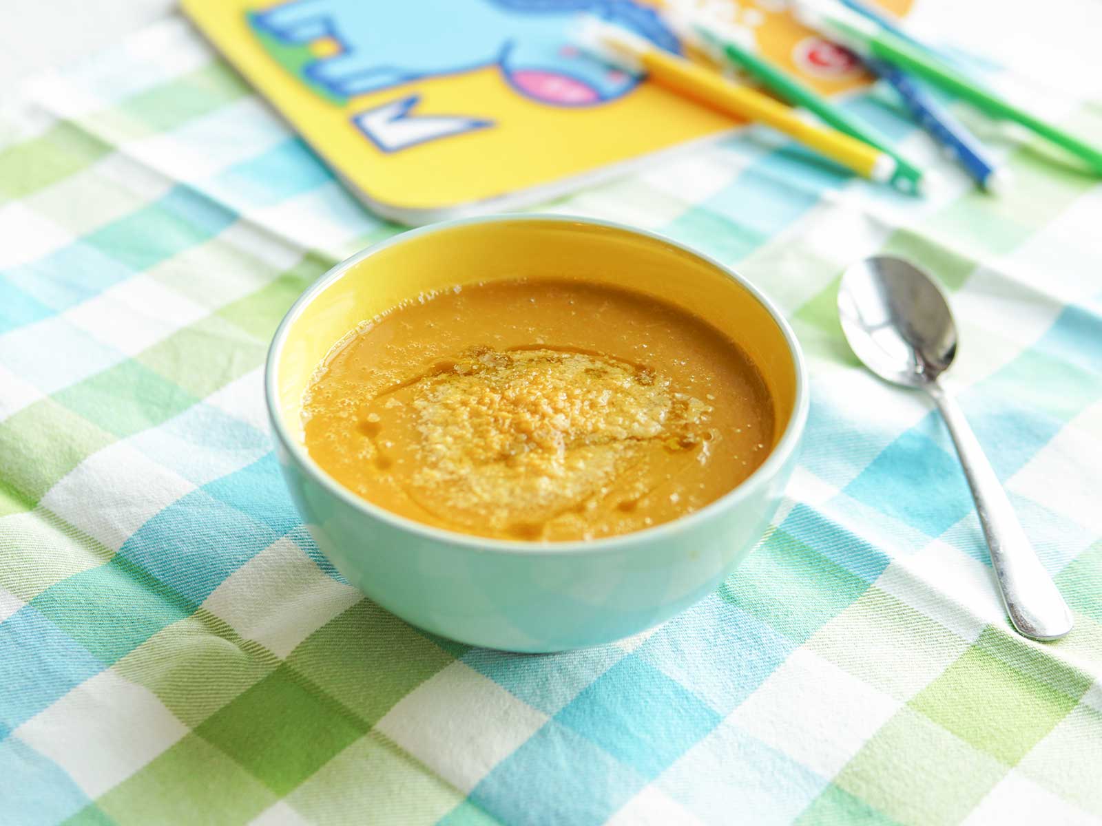 sopa de chuchu e ervilhas