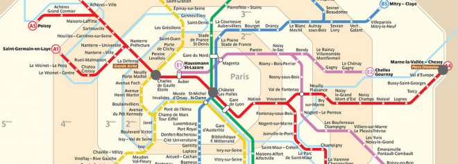 mapa do metro de paris