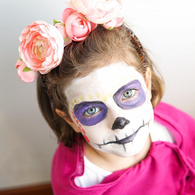 disfarce simples halloween coco dia de los muertos Frida Kahlo